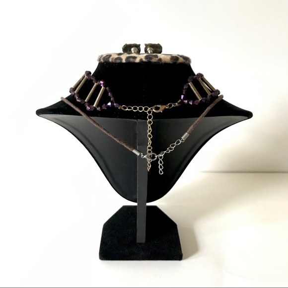 CHOKER/EARRING/NECKLACE SET - Picture 4 of 5